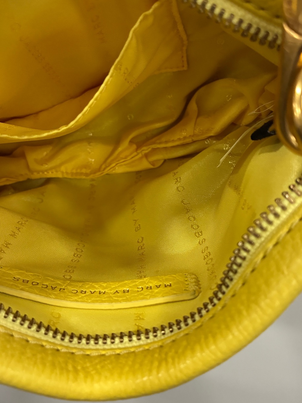 Marc by Marc Jacobs Yellow Leather Crossbody Bag - Picture 6 of 10